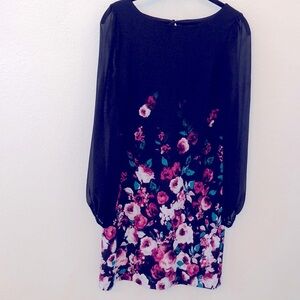 White House Black Market Floral Dress Size 0